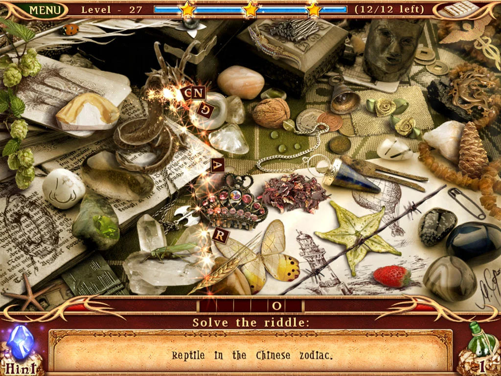 Hidden Object Crosswords 2 — скриншот 1