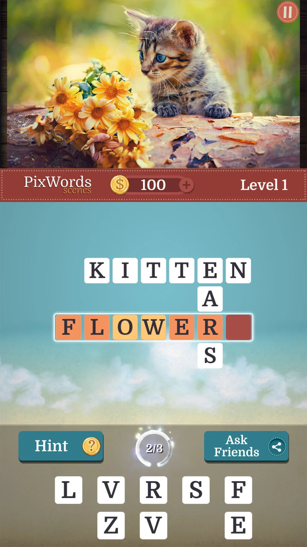 PixWords Scenes — скриншот 1